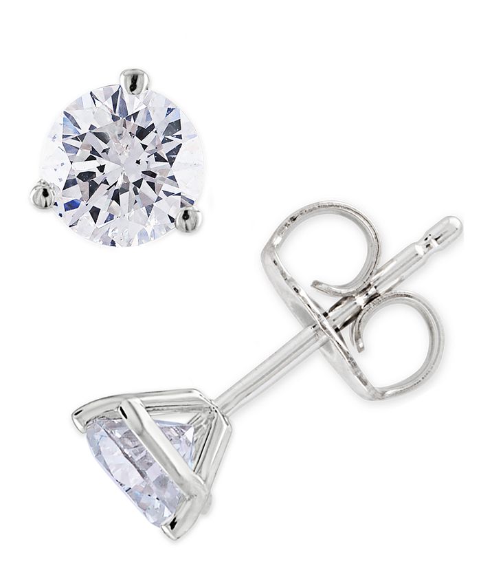 Macy's Diamond Stud Earrings (3/4 ct. t.w.) in 14K White or Yellow Gold