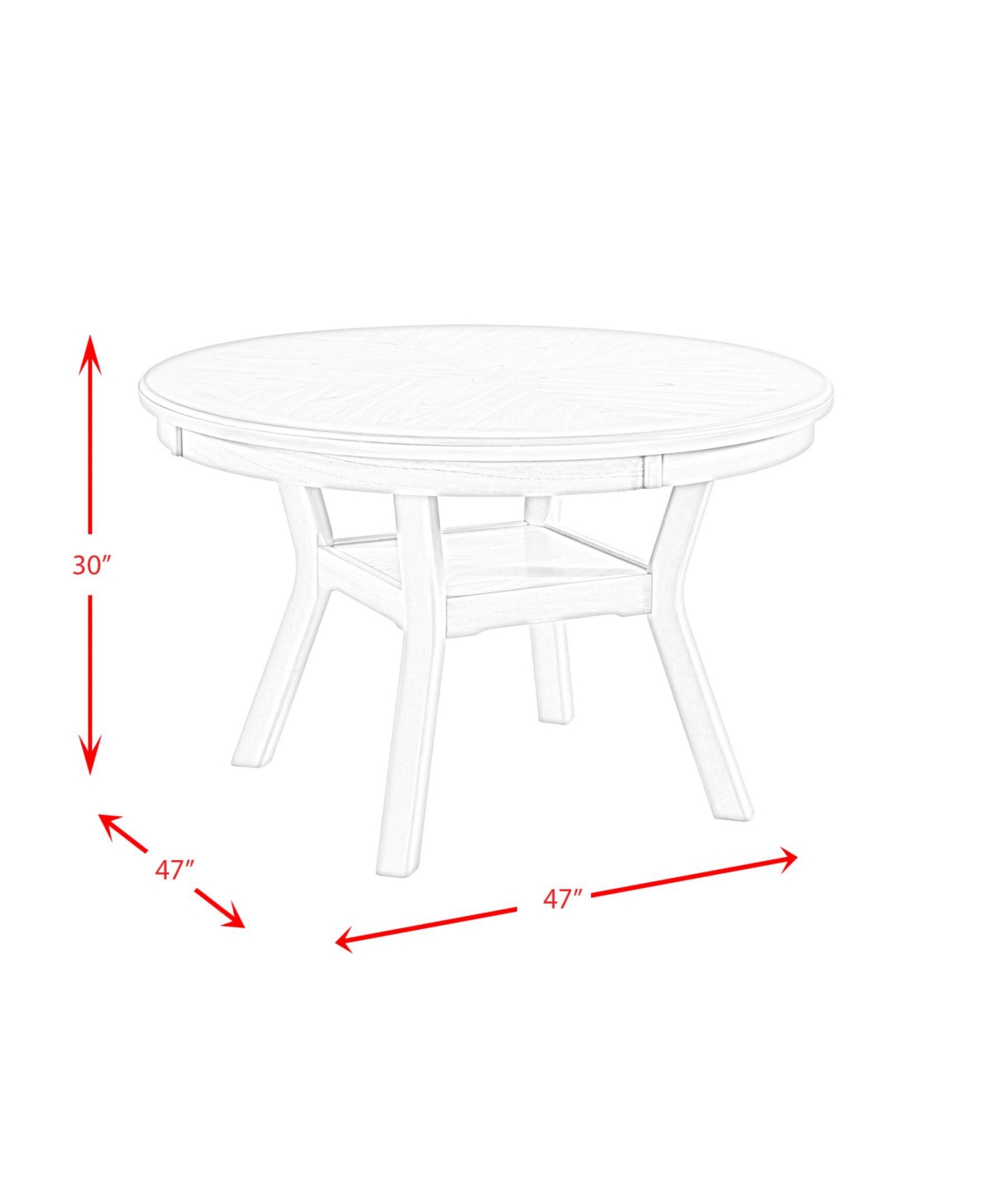Picket House Furnishings Taylor Standard Height Dining Table