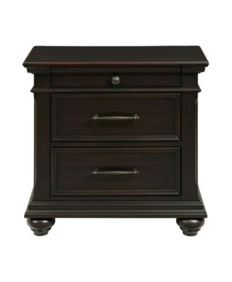 Brooks 3-Drawer Nightstand with USB Ports