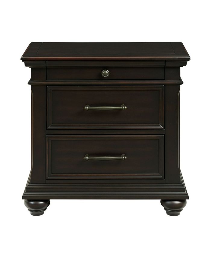 Picket House Furnishings Brooks 3Drawer Nightstand with USB Ports Macy's
