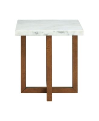 Meyers Marble Square End Table