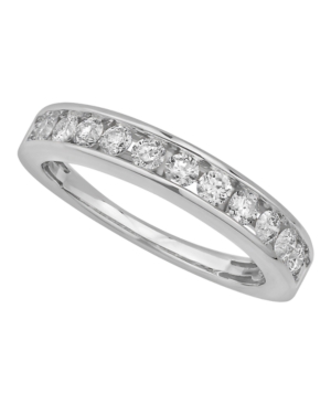 image of Certified Diamond Channel Band 3/4 ct. t.w. in 14k White or Yellow Gold