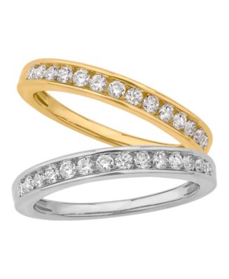 Certified Diamond Channel Band 1/4 ct. t.w. in 14k White or Yellow Gold