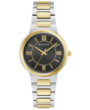 image of Bulova Women-s Two-Tone Stainless Steel Bracelet Watch 32mm
