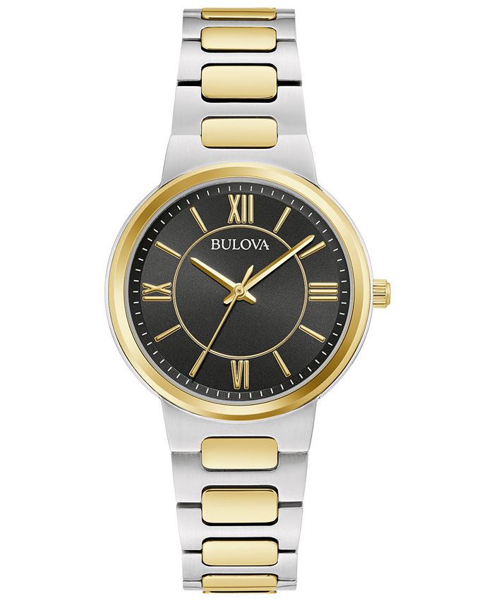 Bulova Women's TwoTone Stainless Steel Bracelet Watch 32mm Macy's