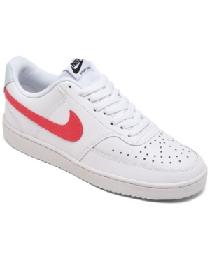 image of Nike Women-s Nike Court Vision Low Casual Sneakers from Finish Line