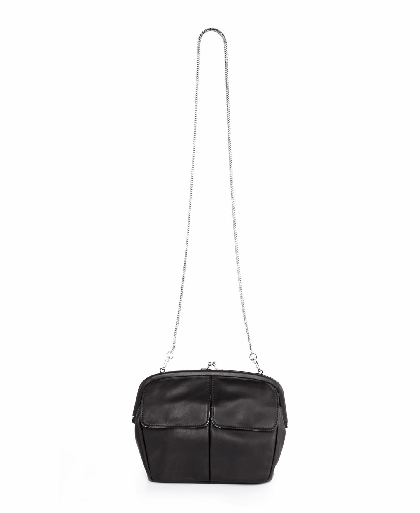 Женская сумка OLD TREND Genuine Leather Pac Shell Crossbody, цвет: Чёрный — фото 9