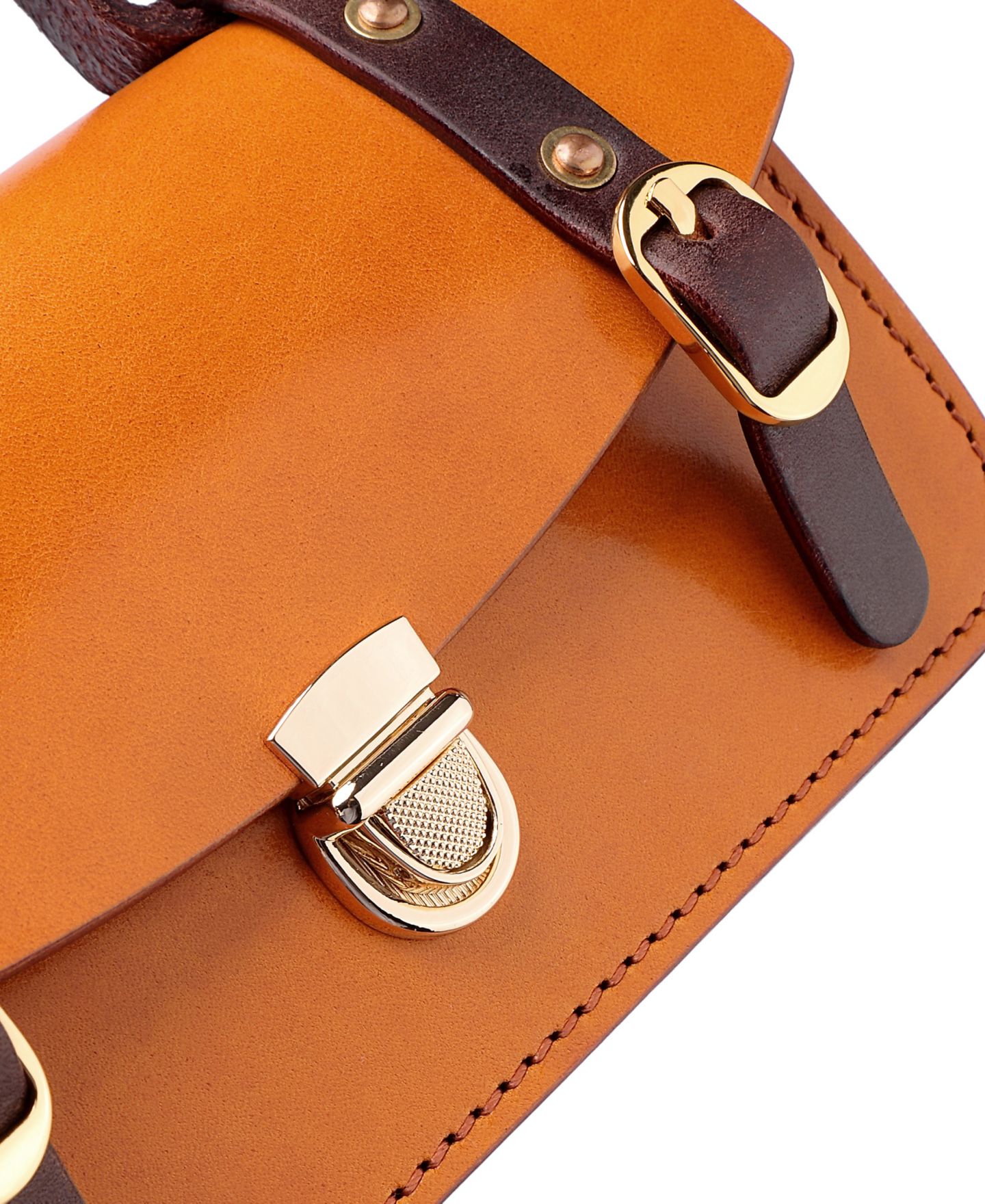 Женская сумка OLD TREND Genuine Leather Snapper Crossbody, цвет: Верблюжий — фото 11