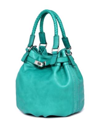 Women's Genuine Leather Pumpkin Bucket Bag