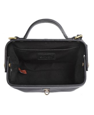 Doctor Small Leather Crossbody Satchel Bag