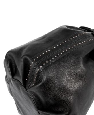 Women's Genuine Leather Pumpkin Bucket Bag