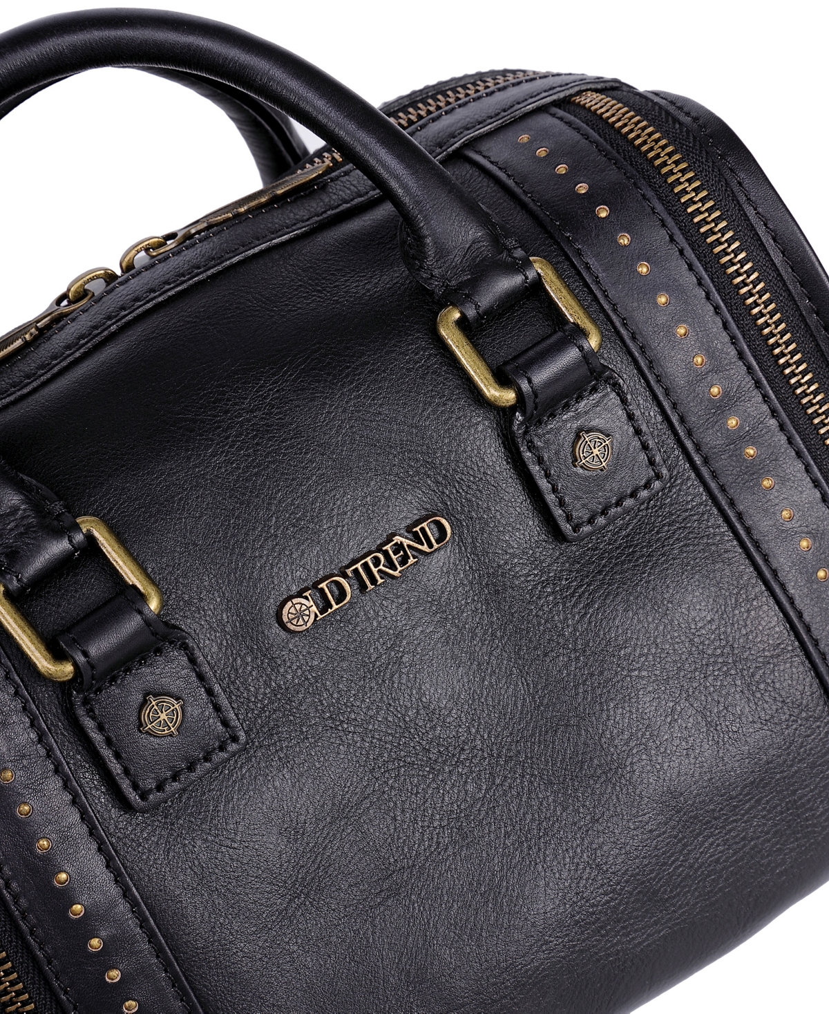 Old Trend Women's Genuine Leather Mini Trunk Crossbody Bag