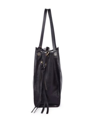 Daisy Large Leather Crossbody Tote Bag