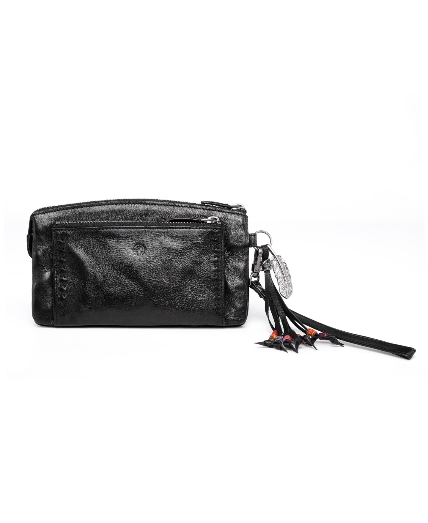 Женский клатч OLD TREND Genuine Leather Bluebell Clutch, цвет: Чёрный — фото 1