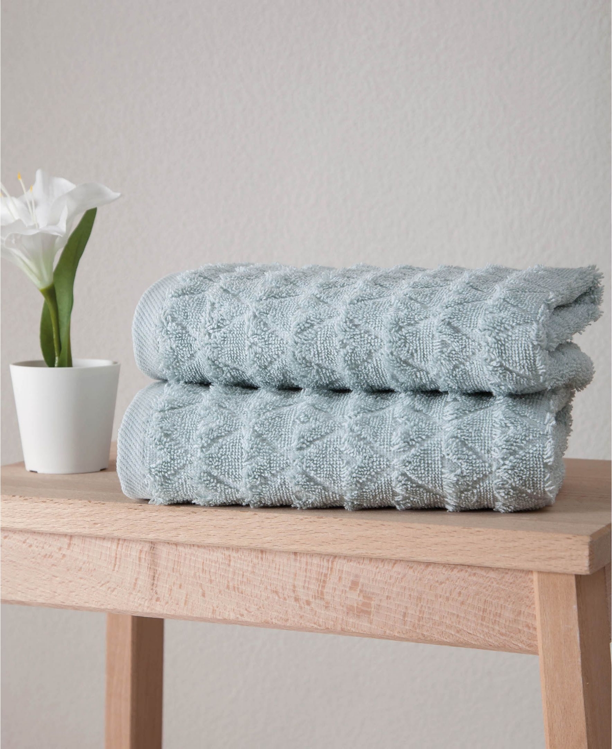 Ozan Premium Home Azure Collection Towels 2-Pack