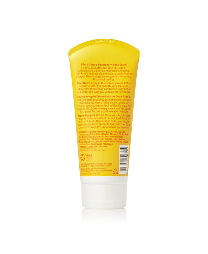 Weleda 2-In-1 Gentle Baby Shampoo and Body Wash with Calendula Extracts, 6.8 oz - 6.80 oz