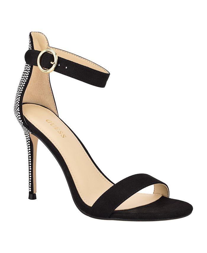 GUESS Women's Kahlur Barely There Stiletto Dress Sandals - Macy's