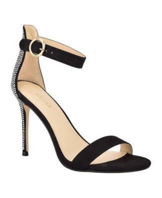 GUESS Women's Kahlur Barely There Stiletto Dress Sandals - Macy's