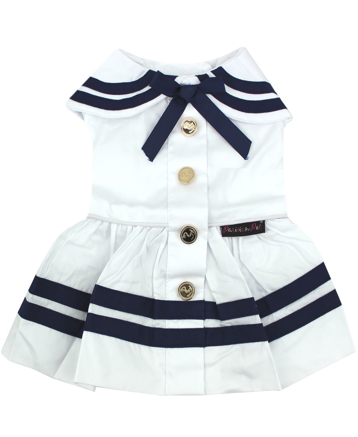Sailor Dog Dress - White