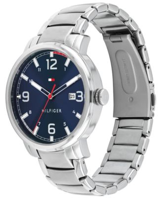 Men's Stainless Steel Bracelet Watch 44mm, Created for Macy's