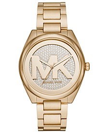 Women's Janelle Gold-Tone Stainless Steel Bracelet Watch 42mm 