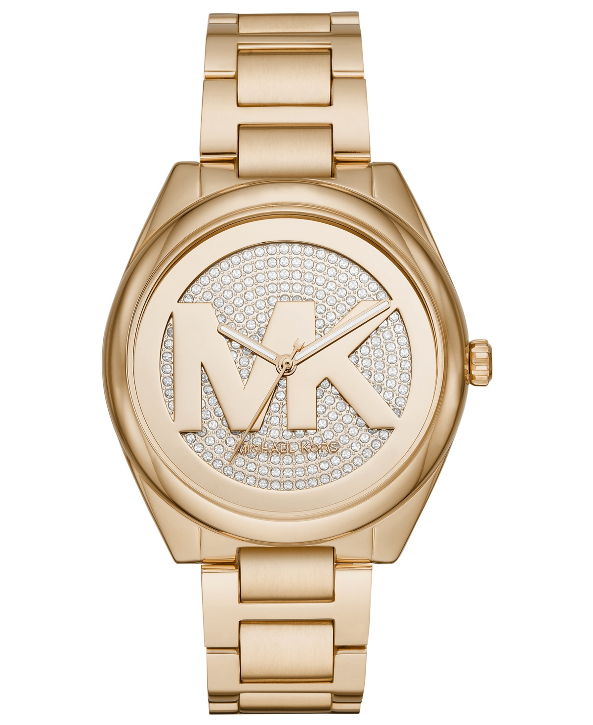 Michael Kors Women's Janelle Gold-tone Stainless Steel Bracelet Watch 42mm
