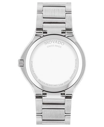 Movado - Women's Swiss SE Diamond (1/5 ct. t.w.) Gold-Tone PVD & Stainless Steel Bracelet Watch 32mm