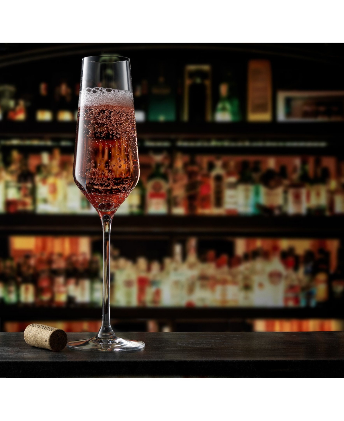 JoyJolt Layla Champagne Glasses, Set of 4