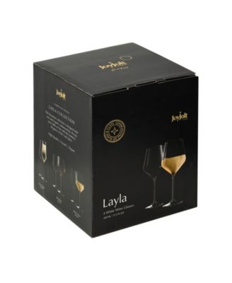 Layla White Wine Glasses, Set of 4