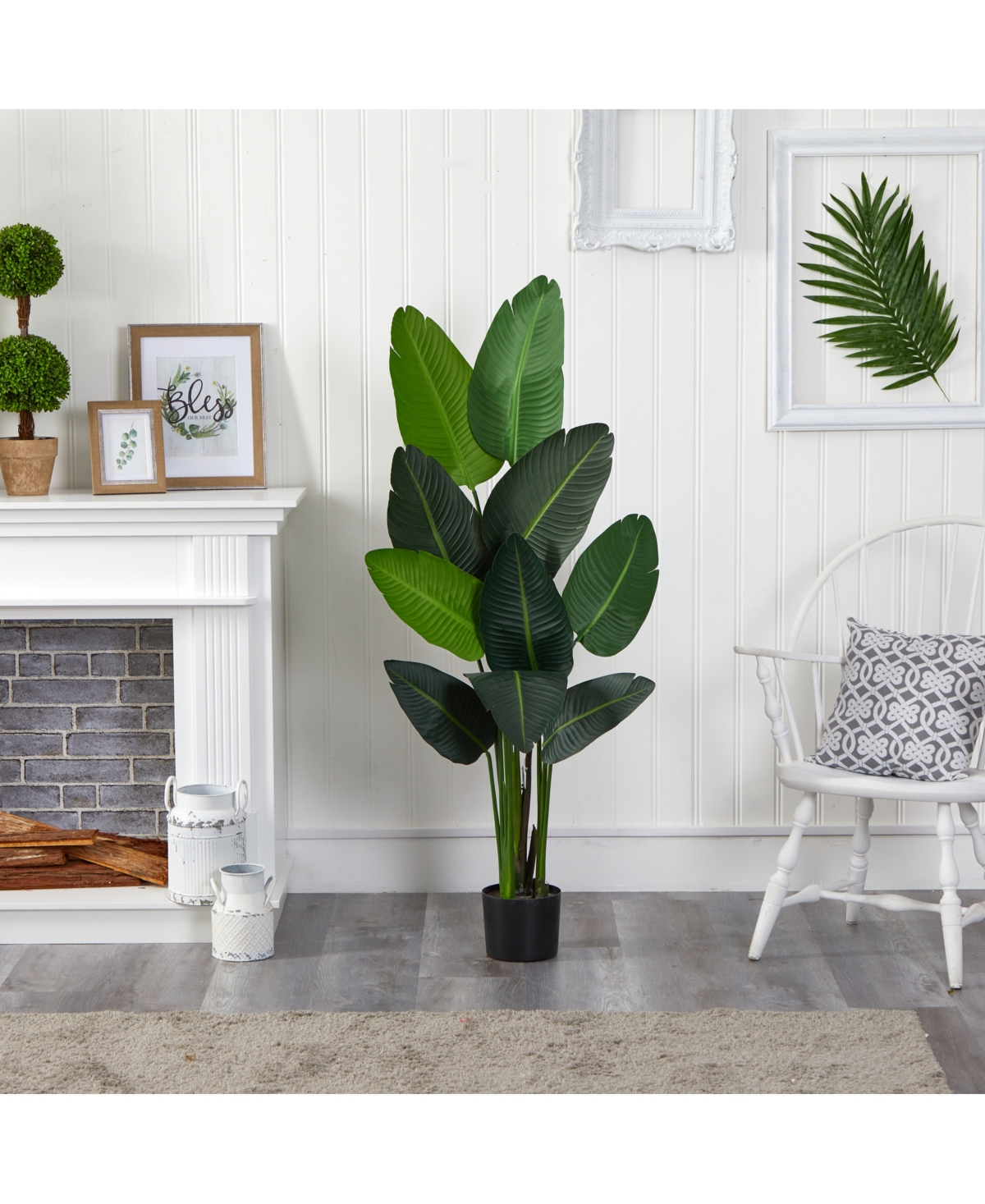 Nearly Natural Travelers Palm Artificial Tree In Green