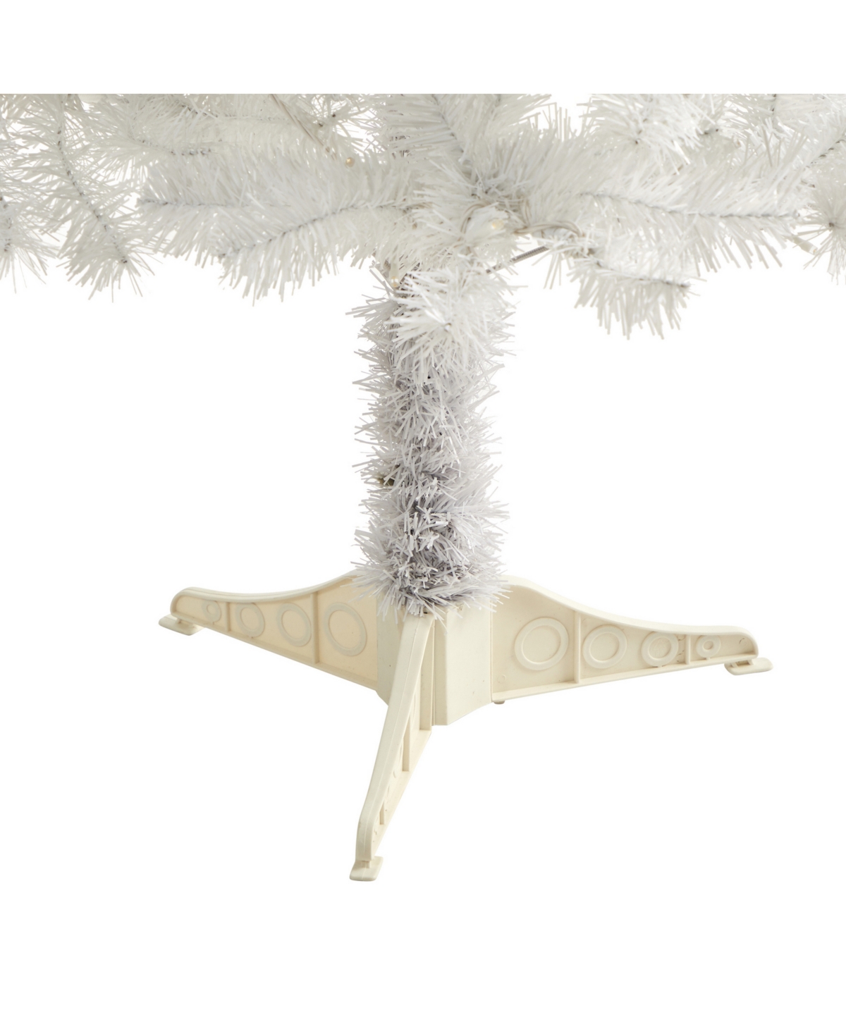 Nearly Natural Artificial Christmas Tree with 350 Bendable Branches and 150 Clear Led Lights