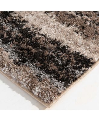 CLOSEOUT! Urban Exposure Mount Vernon Black 5' x 7'6" Area Rug