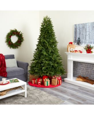 Washington Fir Artificial Christmas Tree with 600 Clear Lights and 1610 Bendable Branches