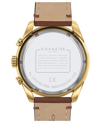 Coach mens outlet watches macy's
