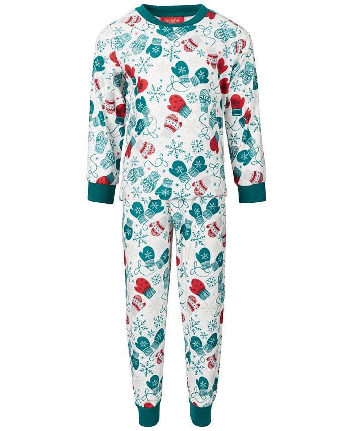 Family Pajamas Matching Kids Mittens Family Pajama Set, Created for ...