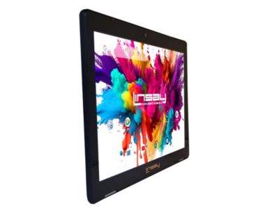 10.1" Tablet Octa Core 128GB Bundle with Black and Gold Marble Case Newest Android 15