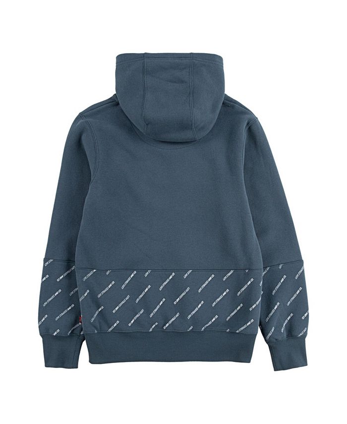 Levi's Men's Burndlen Fleece Logo Hoodie Black Size 2 Extra Large main image 1