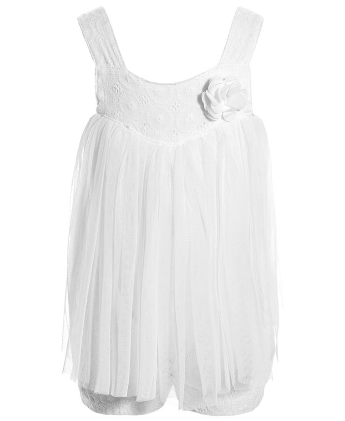 First Impressions Baby Girls Eyelet Romper, Created for Macy's Macy's