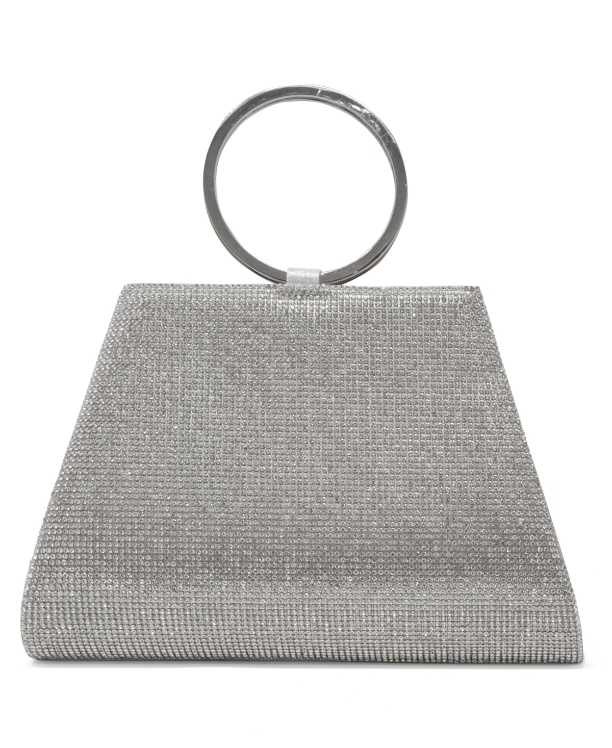 Inc International Concepts Brynnn Bangle Clutch, Created For Macy's In Silver