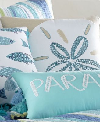 Laida Beach Sand Dollar Decorative Pillow, 18" x 18"