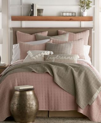 Mills Waffle Textured 3-Piece Quilt Set, King/California King