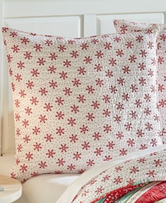 Let It Snow 2-Pc. Sham Set, European