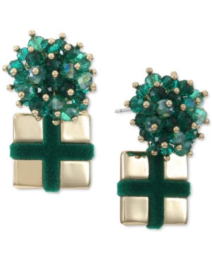 image of Inc Beaded Bow Present Drop Earrings, Created for Macy-s