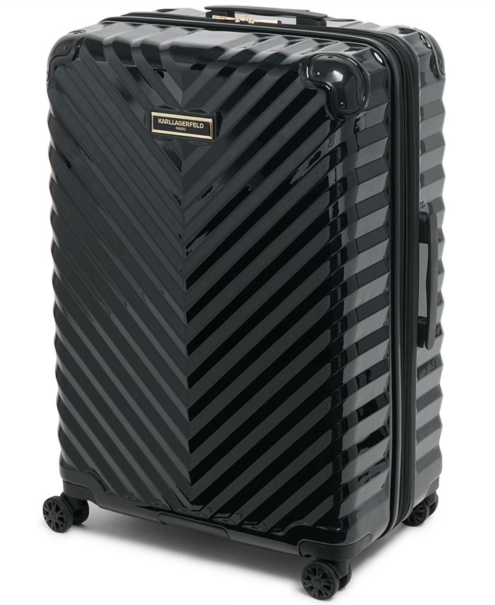 KARL LAGERFELD PARIS Karl Lagerfeld Chevron 28" Hardside Spinner