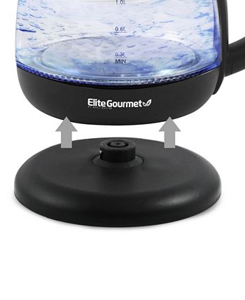 Elite Gourmet - Glass Water Kettle