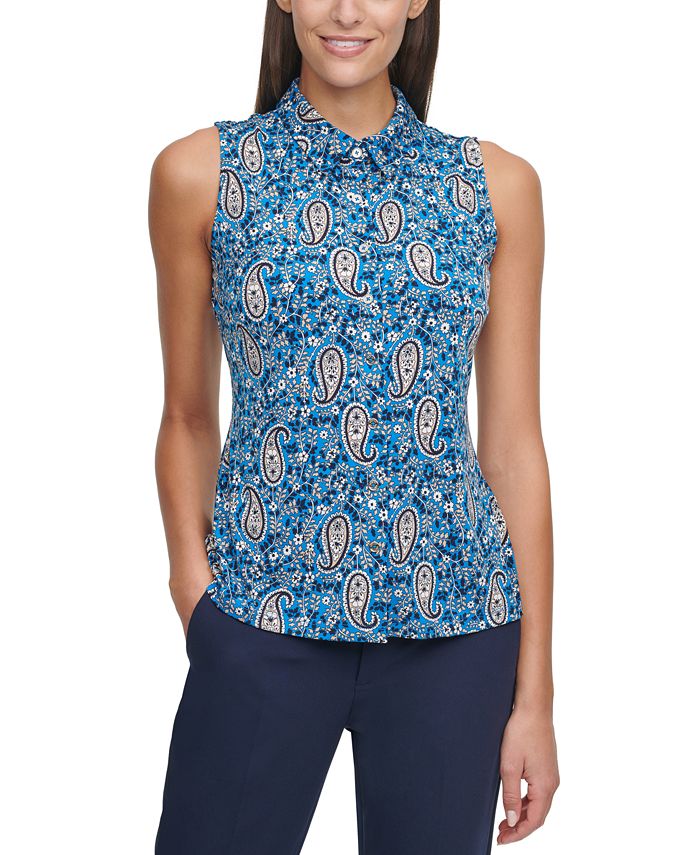 tommy hilfiger sleeveless shirt