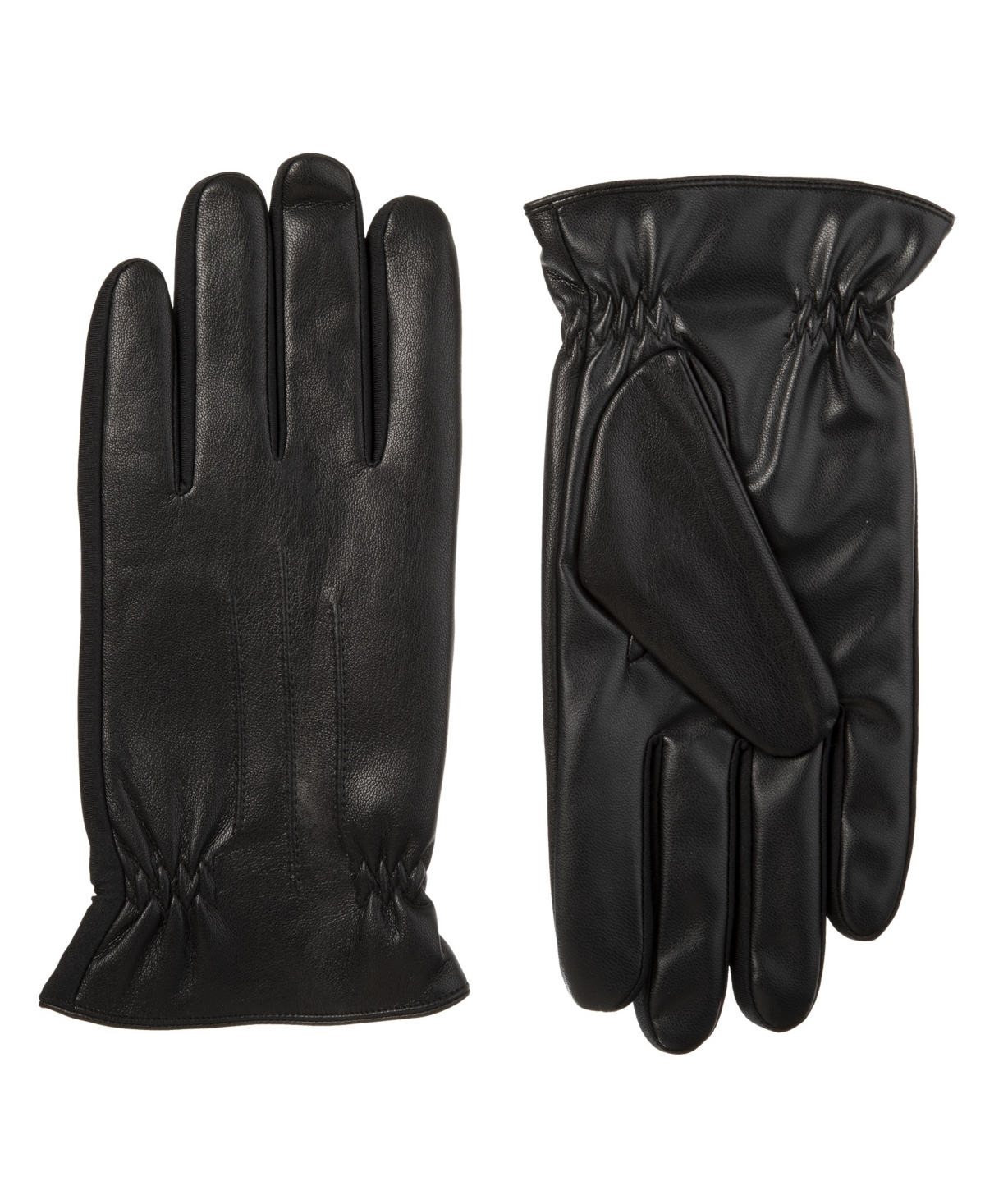 UPC 194194087678 product image for Isotoner Signature Men's Sleekheat Faux Nappa Touchscreen Gloves | upcitemdb.com