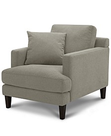 CLOSEOUT! Lexah 32" Fabric Chair with One Pillow, Created for Macy's