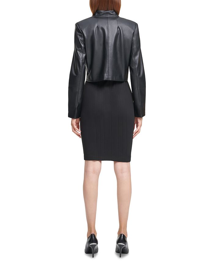 leather shrug