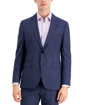 Hugo Men's Modern Fit Navy Suit Jacket